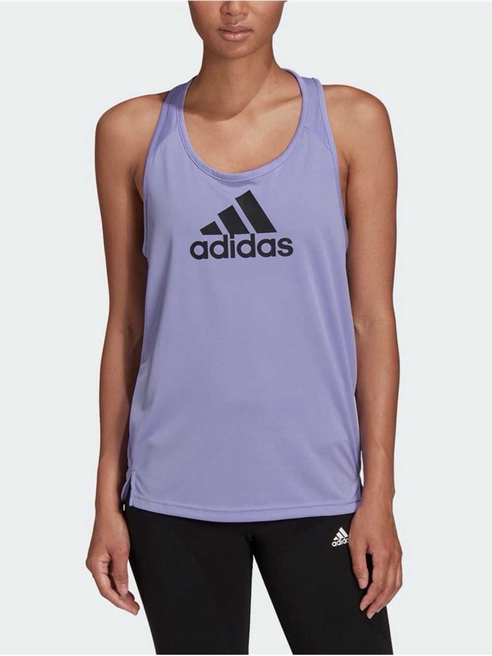 ADIDAS - Womans Active Fit Training Tank Top - Lavender Light Purple - XS